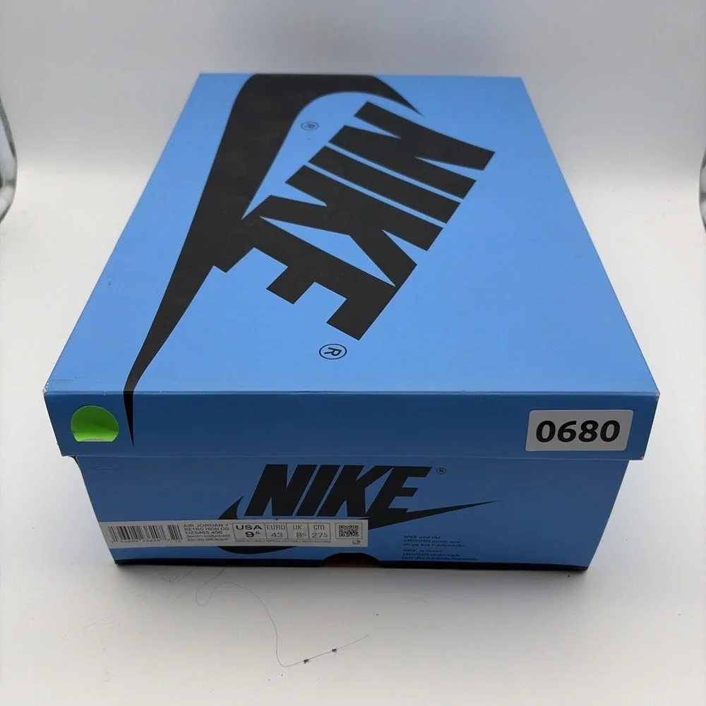 Size 9.5 - Jordan 1 Retro OG High UNC Toe (DZ5485-400)